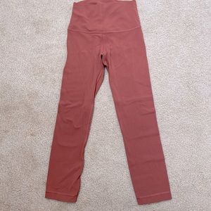 Lululemon Capri Tan/Rose Align Pant Leggings
